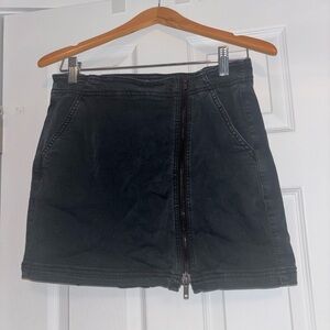 American Eagle Outfitters Black Denim Mini Skirt